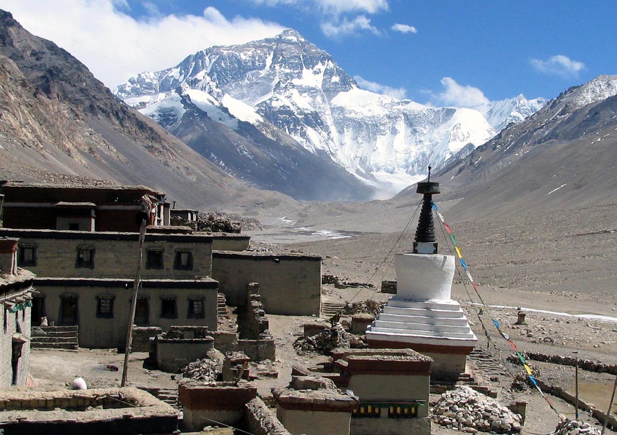 Tibet monastère Rongbuk