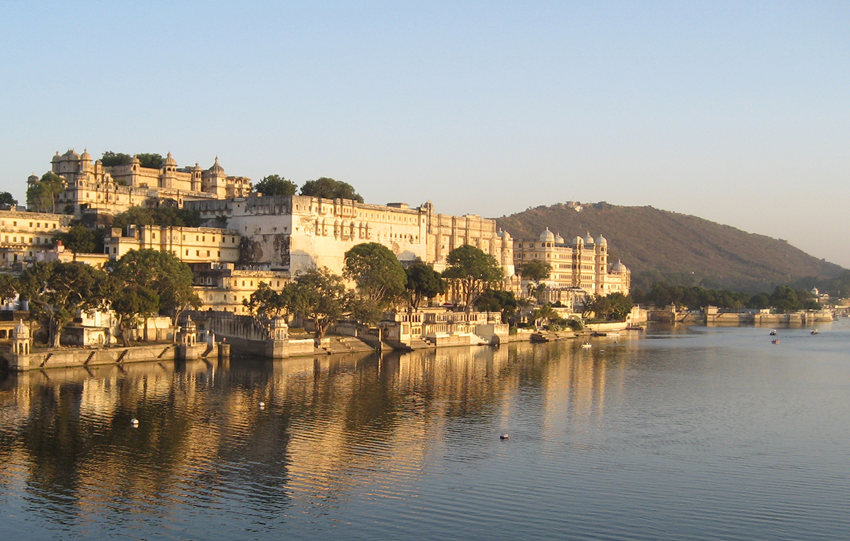 Inde Rajasthan Udaipur Palais vu du lac